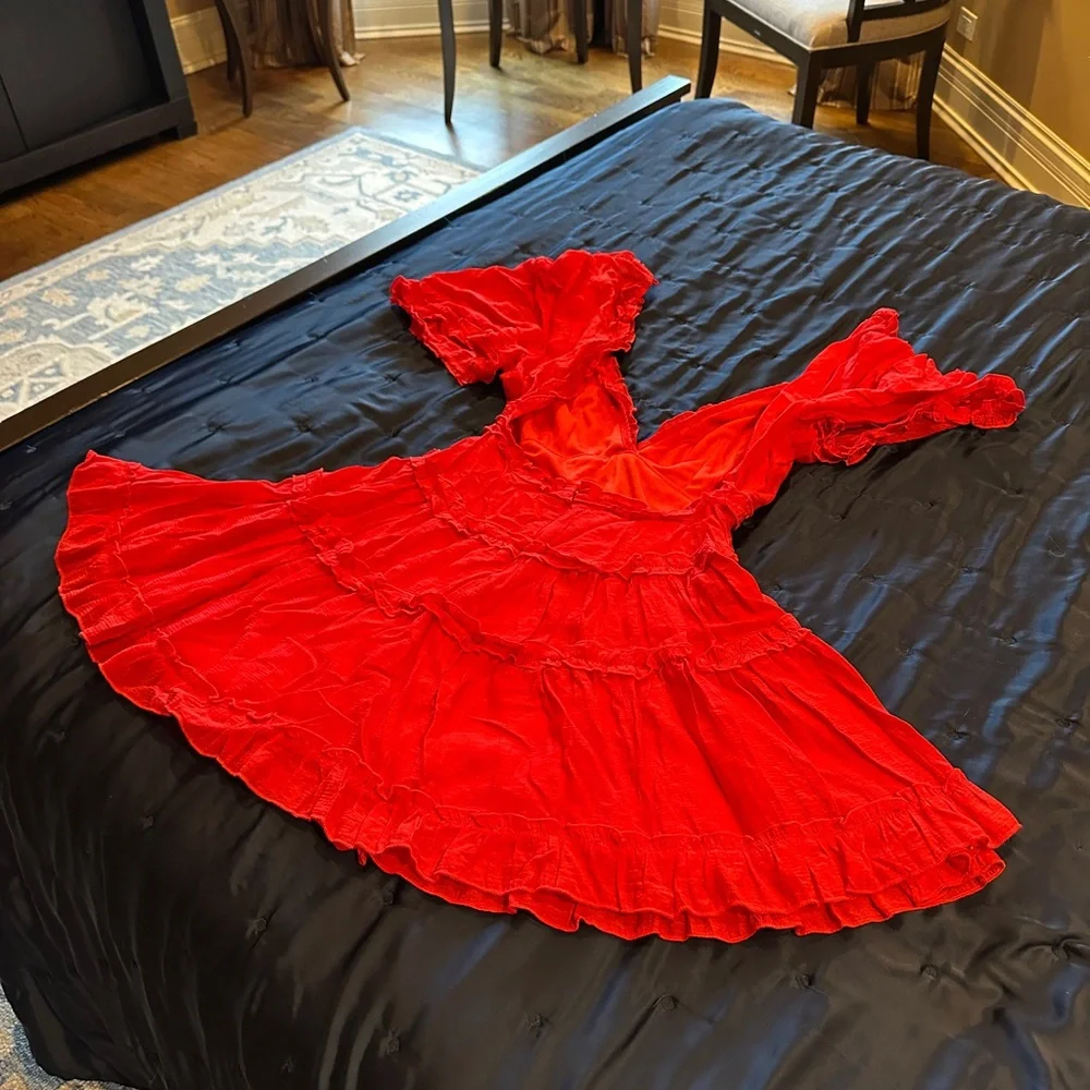 Entro Scarlet Ruffle Dress - Picture 5 of 7